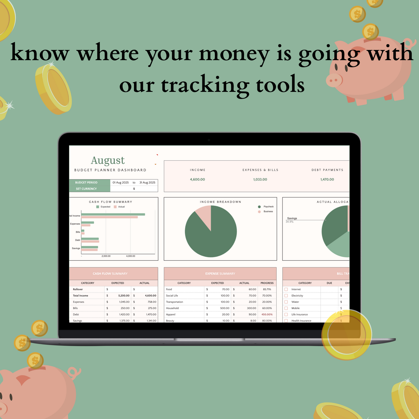 Monthly Budget Tracker